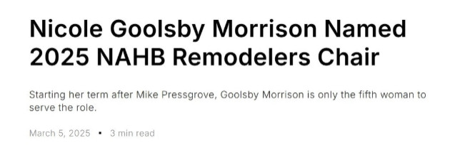 Click the above photo to hear about Nicole Goolsby Morrison's latest achievement.