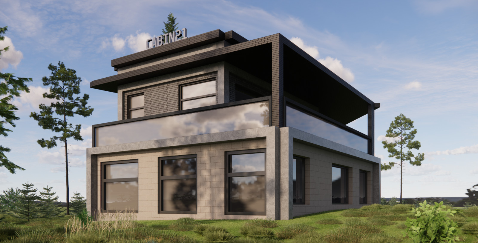 Индивидуального проектирование современного дома