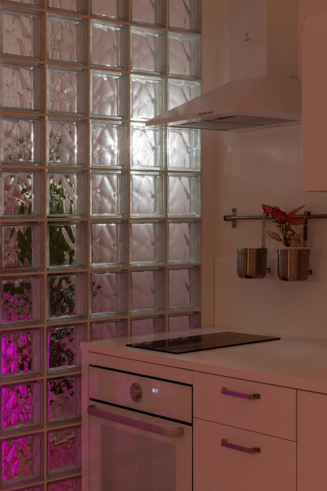 Квартира с стеклоблоками