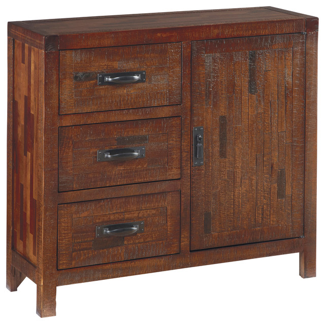 Ashley Accent Cabinet Vennilux Brown Transitional Accent Chests   Home Design 