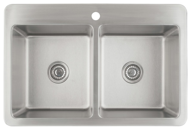 ancona dual mount 50 50 kitchen sink