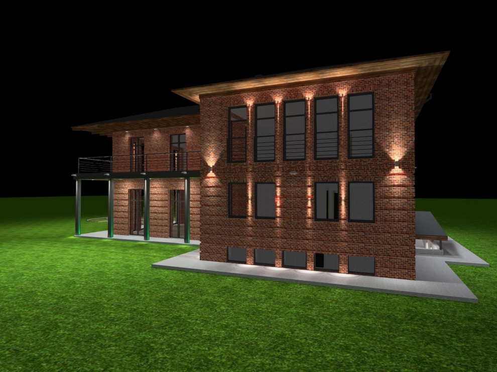 Освещение загородного дома