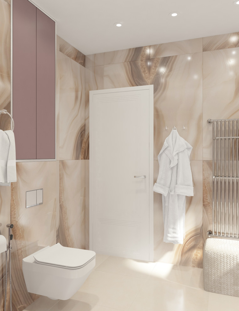 Нежнейший дизайн трехкомнатной квартиры