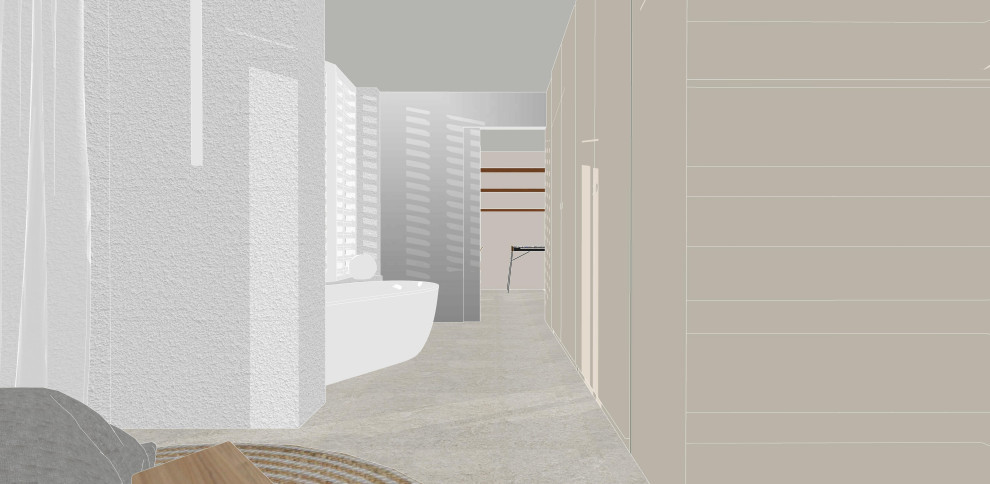 Design ideas for a scandinavian bathroom in London.