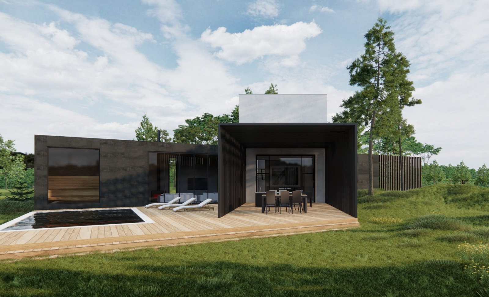 Жилой дом в поселке Медное озеро