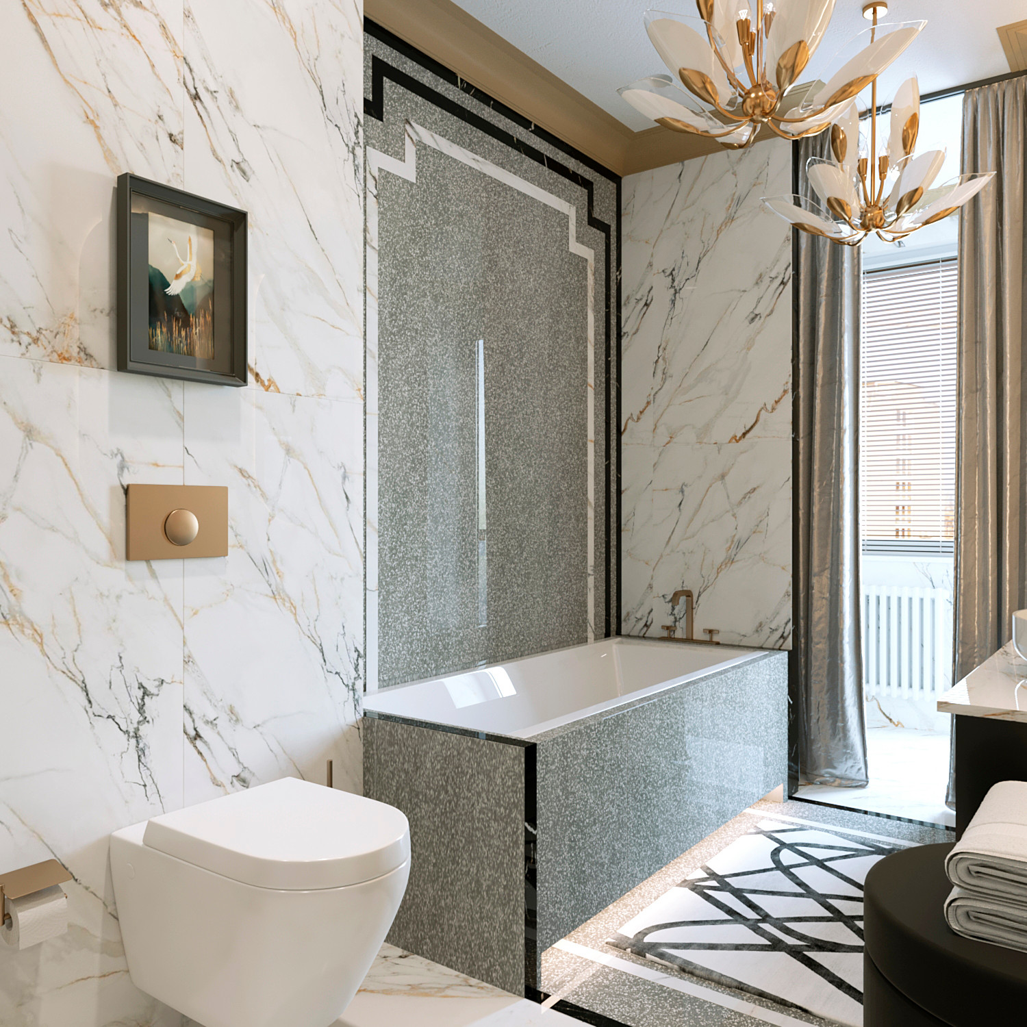 Интерьер коттеджа в "Гринвиль-парк"