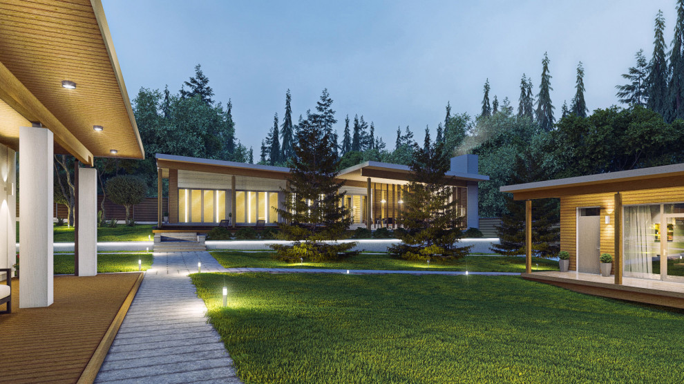 Вилла в дубовом лесу