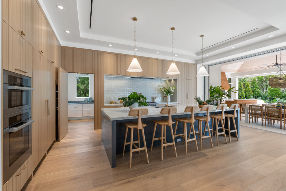 Kitchen - transitional kitchen idea in Miami