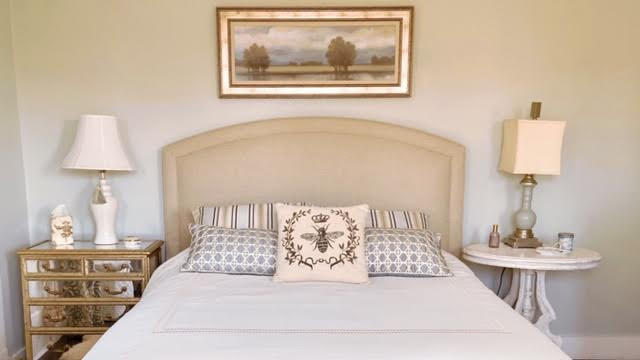 Country French Master Bedroom — Watch Hill, RI
