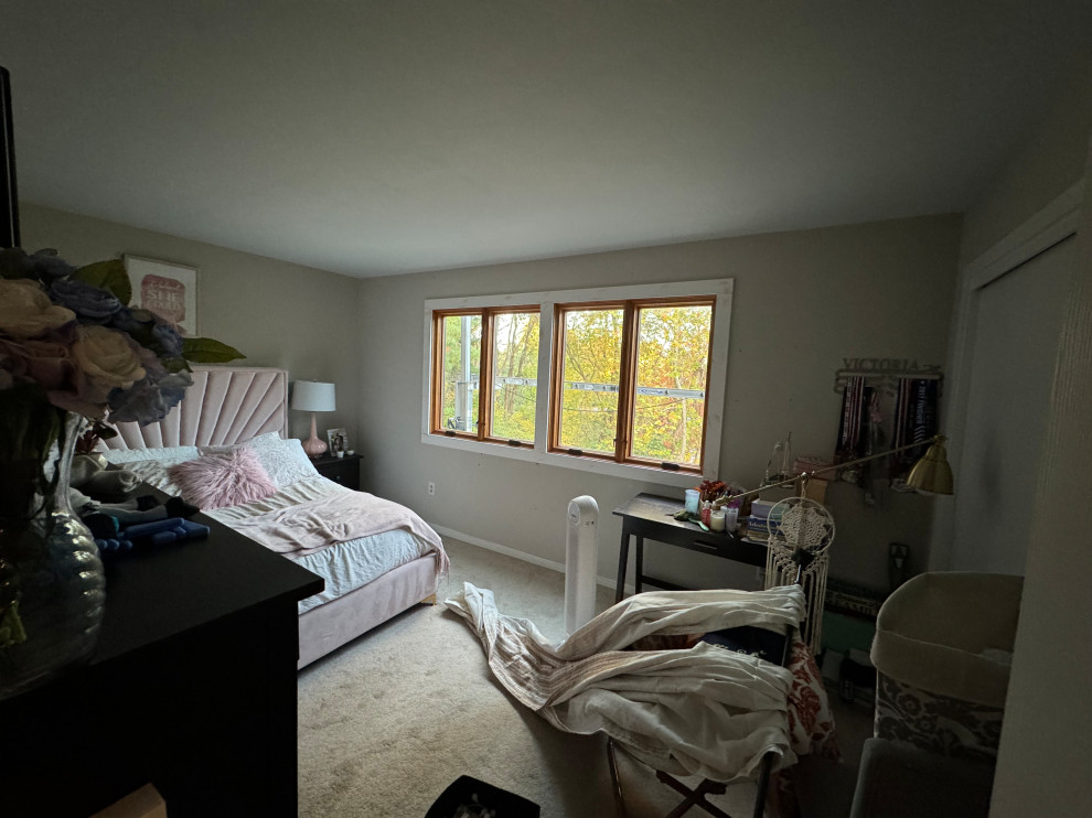 Should I paint our window interior dark brown with white trim?