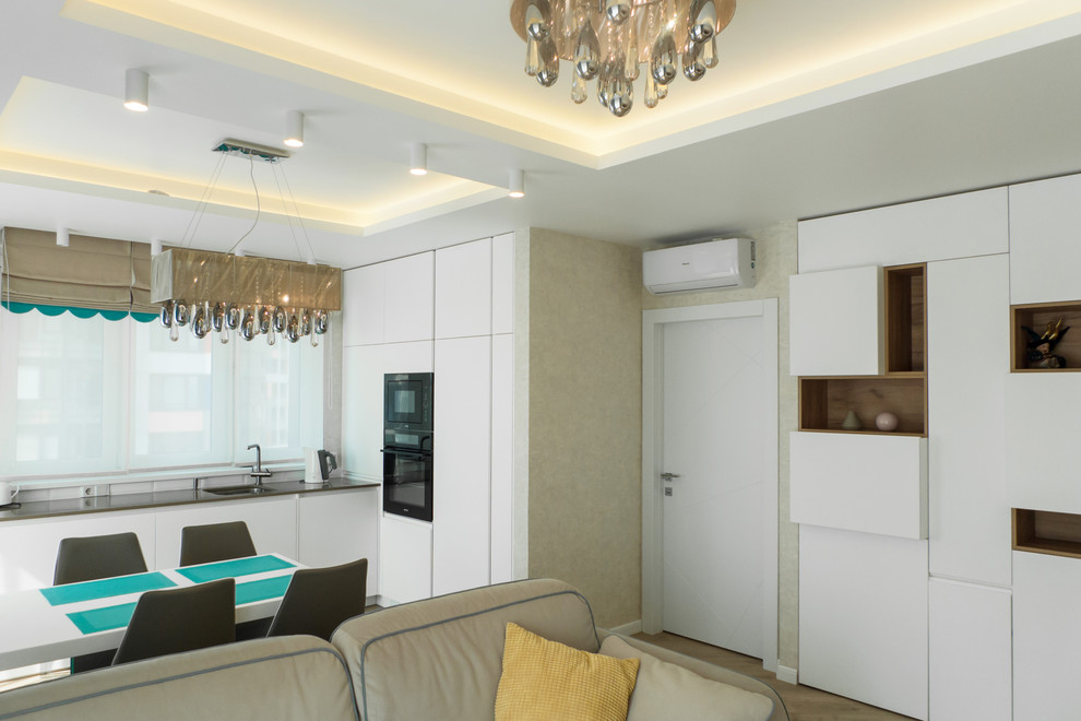 ЖК Легенда на Яхтенной кухня-гостиная