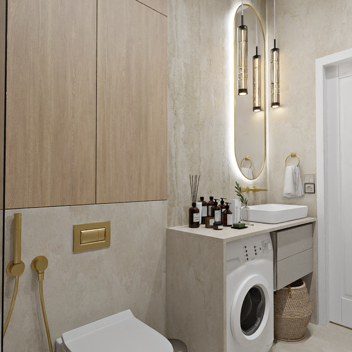 Квартира в бежевых тонах