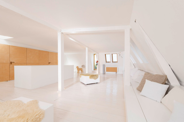 Dachausbau Redesign contemporary-vardagsrum