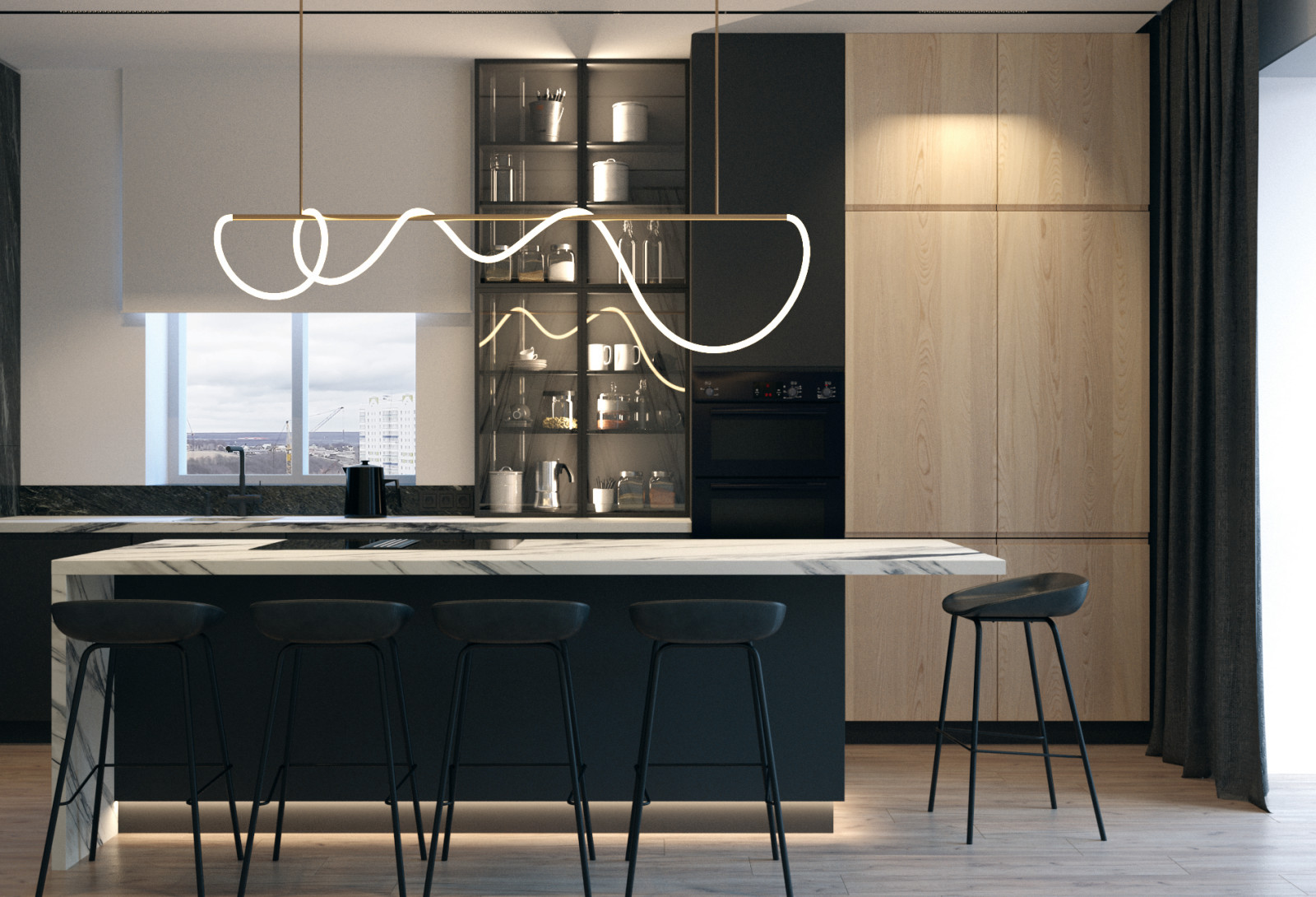 Дизайн проект 3-х комнатной квартиры г. Курск