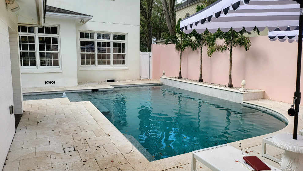 Tuscan Courtyard Pool