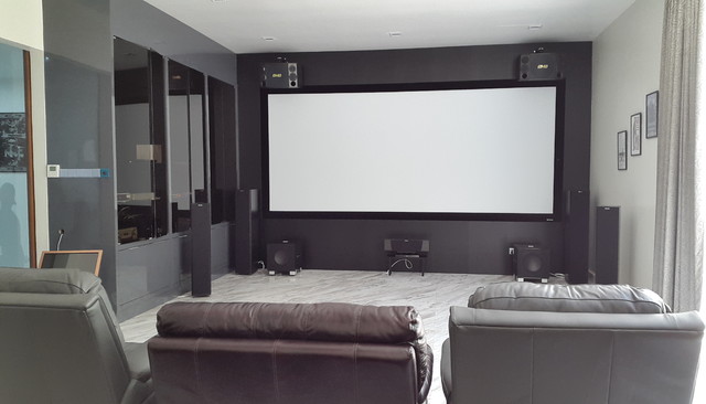 minimalist home cinema