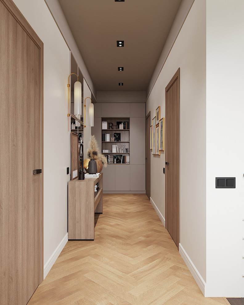 Дизайн интерьера 2го этажа загородного дома