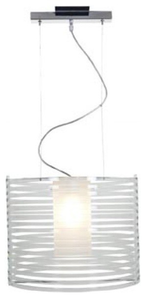 Enzo 1-Light Acrylic Pendant - Large