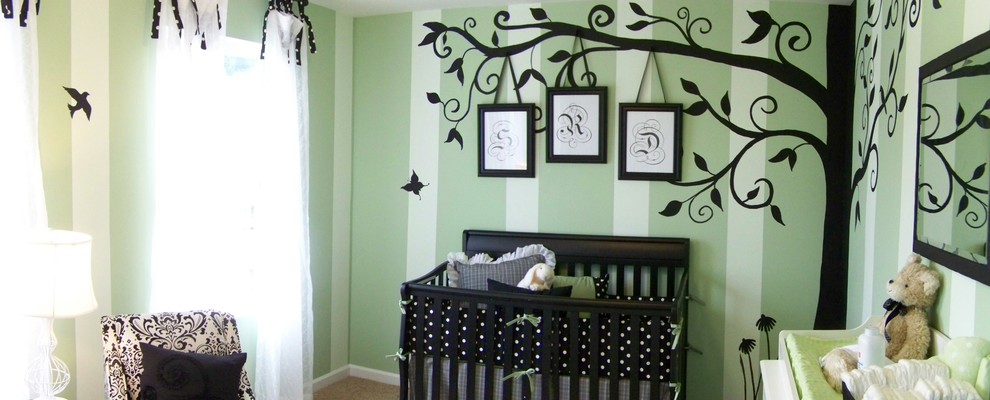 This is an example of a modern kids' room in Nashville.