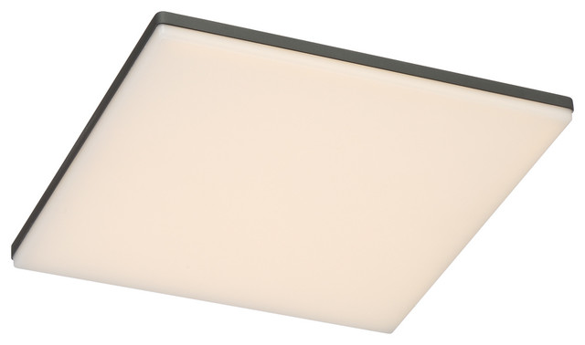Led Square Outdoor Surface Mount Contemporary Flush Ceiling Lighting By Buildcom Houzz - Outdoor Surface Mounted Ceiling Lights
