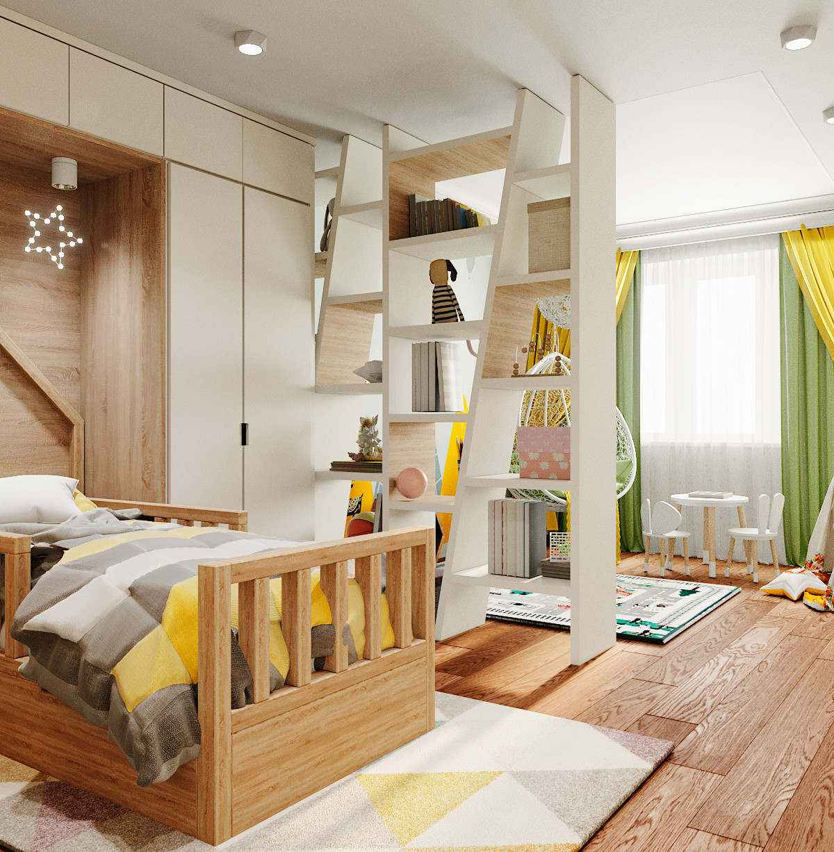 3-ком. квартира в стиле фьюжн