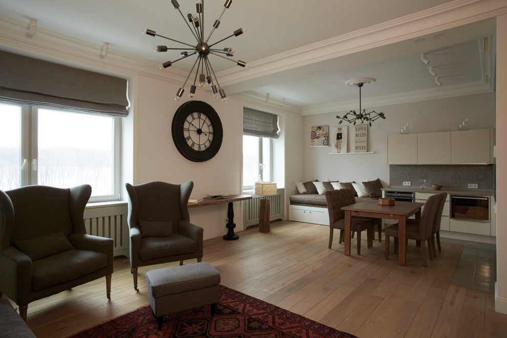 Воздушная квартира в скандинавском стиле напротив Нескучного сада