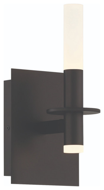 Eurofase Lighting 45233 Torna 11" Tall 3000K LED Bathroom Sconce - Black