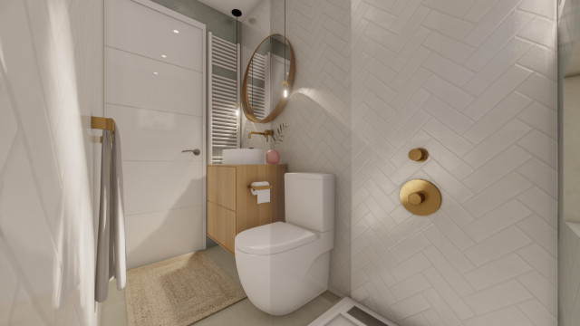 VK - Madrid moderno-bagno-di-servizio