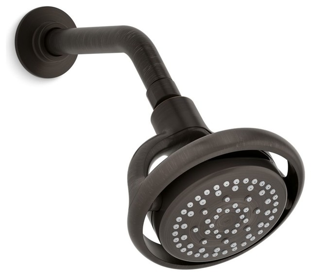 Kohler Flipside 2.5 GPM Multifunction Wall-Mount Showerhead, Oil-Rubbed Bronze