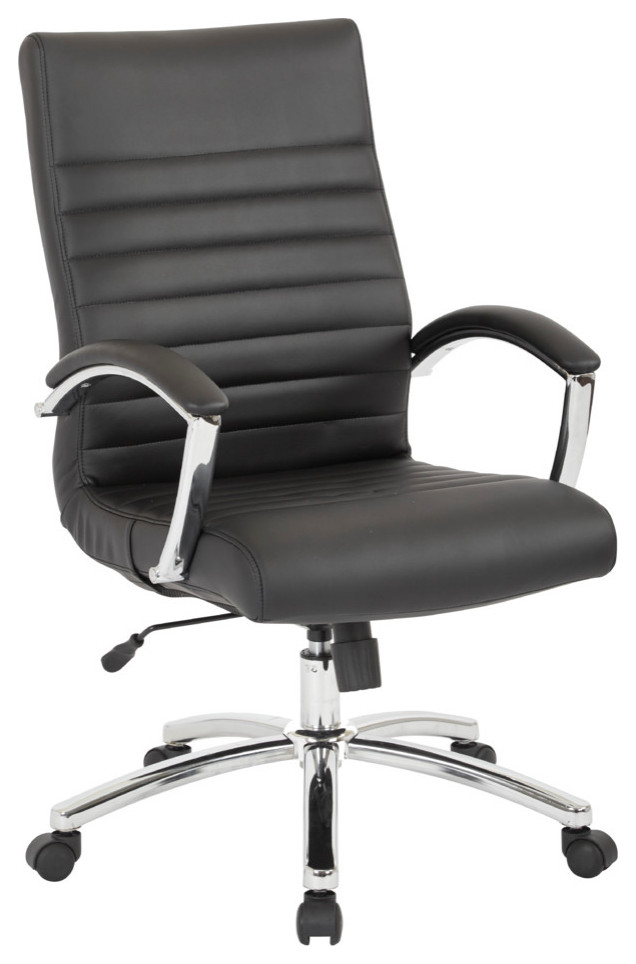 Executive Mid-Back Chair, Black