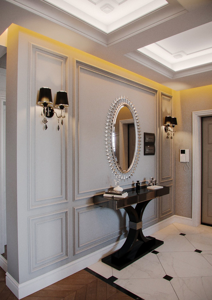 3х уровневая квартира в стиле современная классика