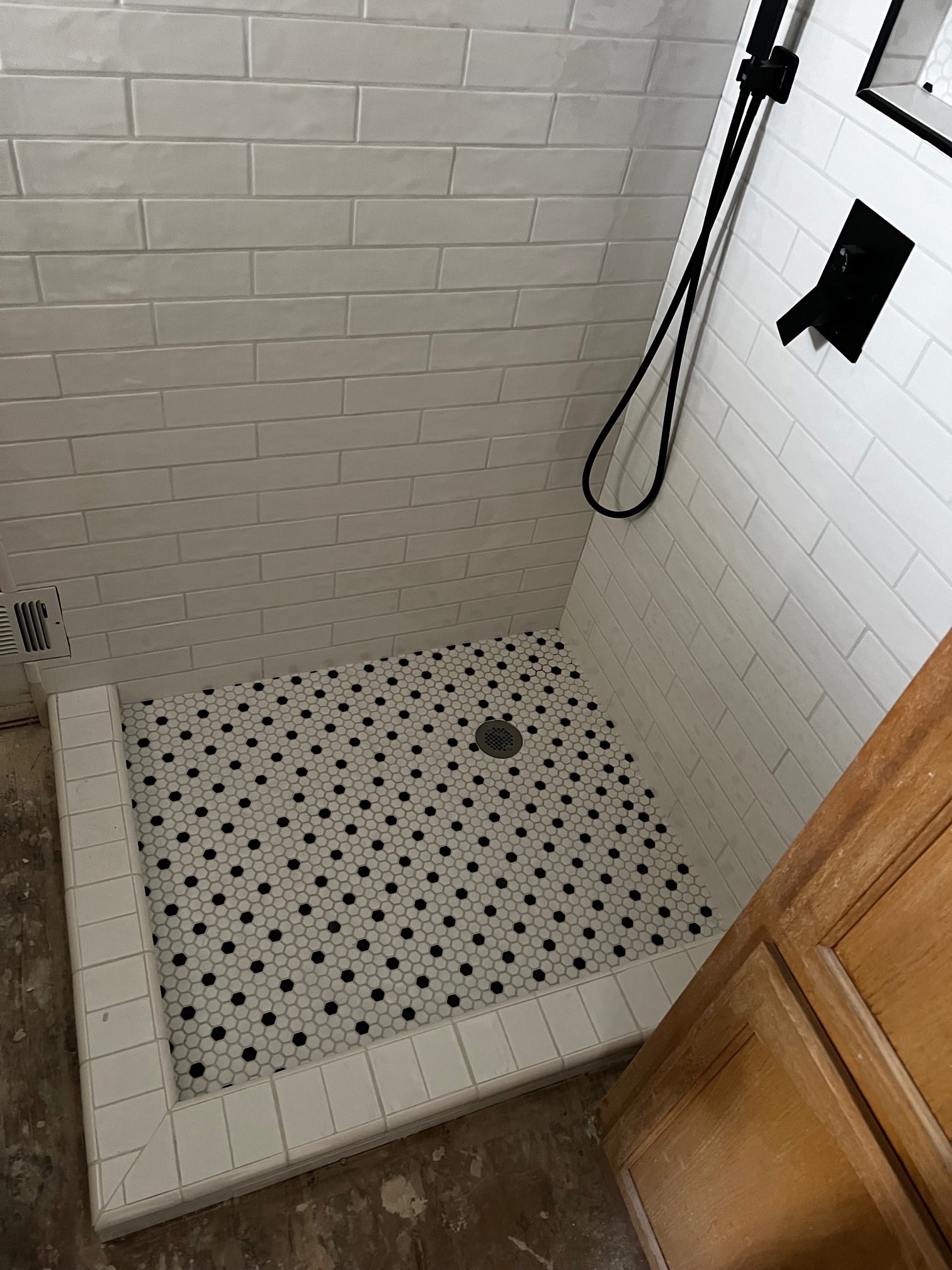 Bathroom black and white