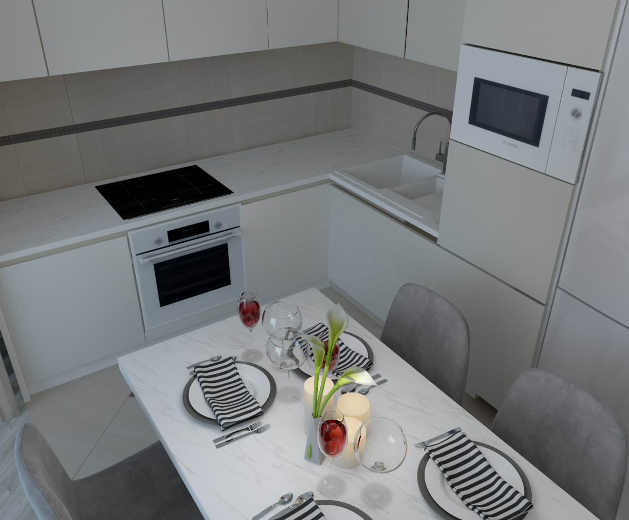 Интерьер ул. Власихинская -Визуализация