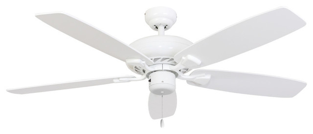 52 Mackay White Indoor Ceiling Fan Contemporary Ceiling Fans