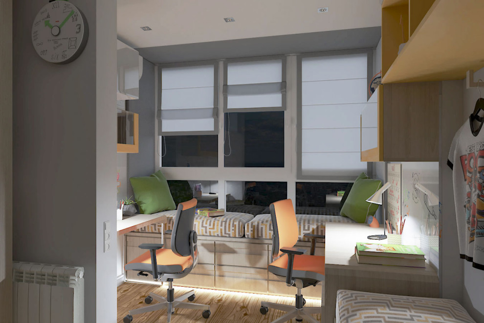 Детская комната для двух мальчиков "Лучезарный"