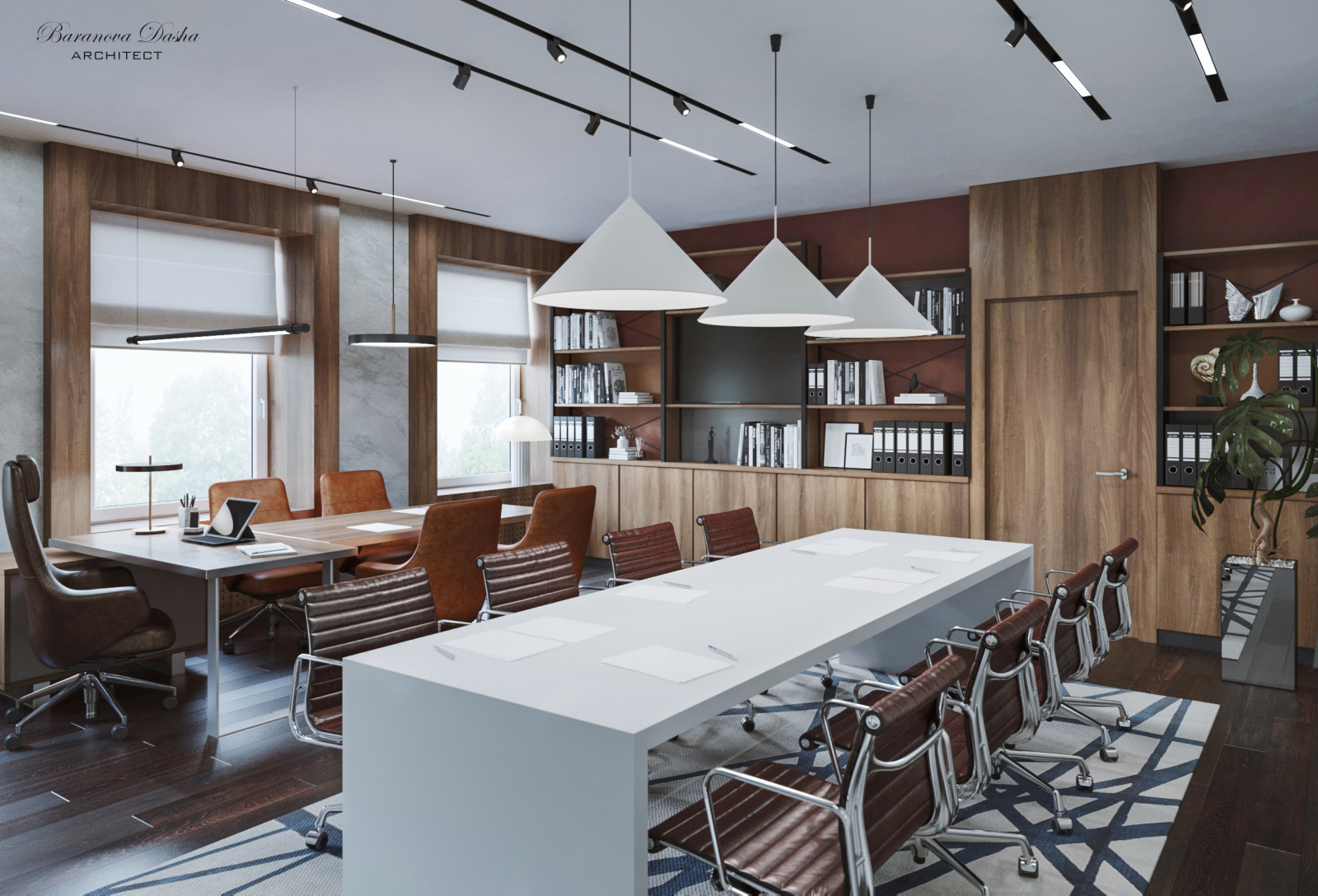 Интерьеры офиса строительной компании