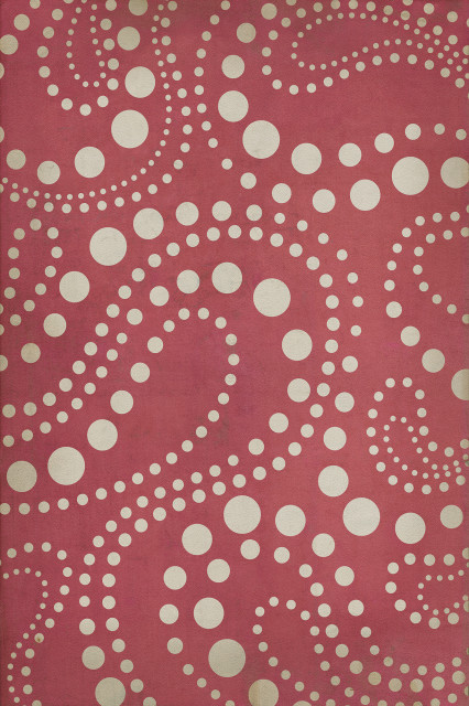 Pattern 12 Tickled Pink 20x30 Vintage Vinyl Floorcloth