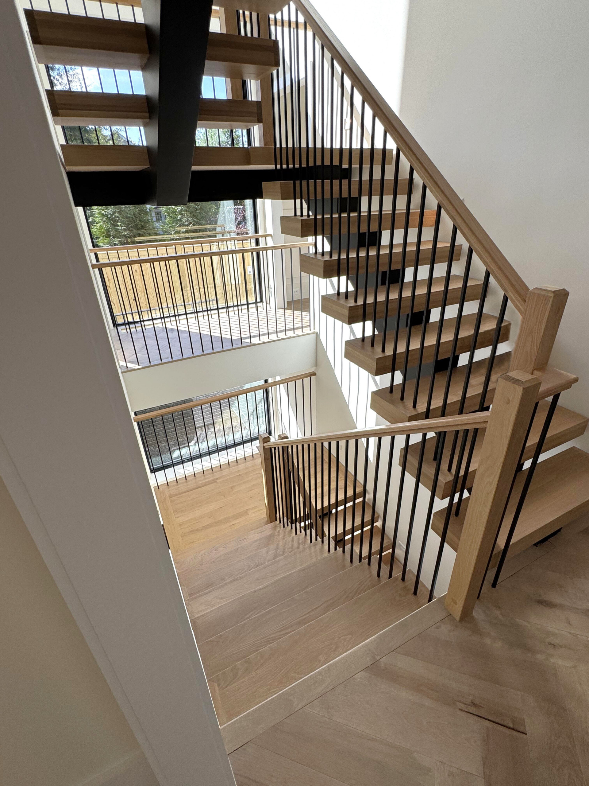 139_Four-Story Modern Staircase, Arlington, VA 22207