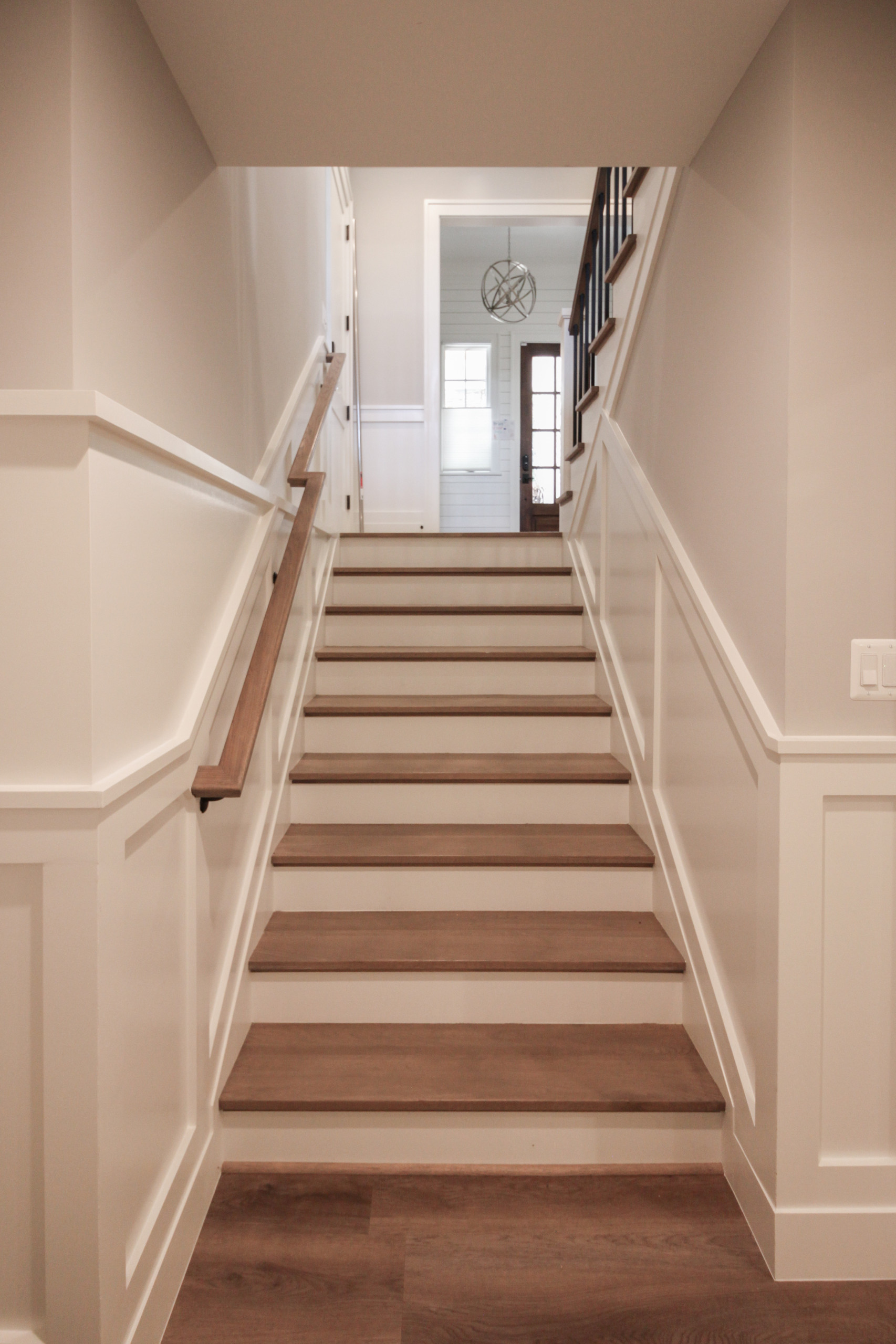 87_Welcoming and Functional Contemporary U-shaped Staircase, Arlington, VA 22207
