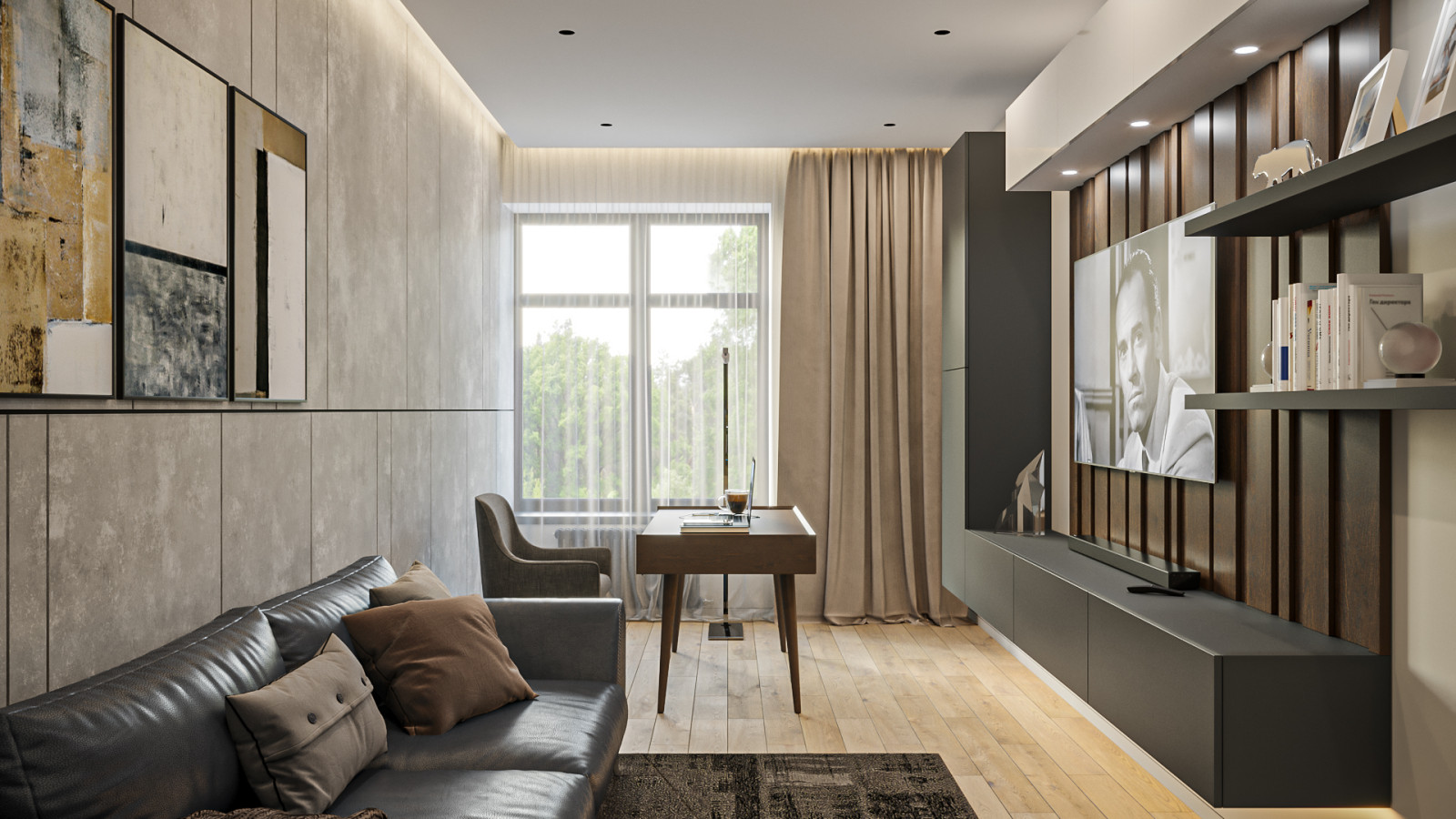 Дизайн интерьера индивидуального жилого дома. КП "Павлово"