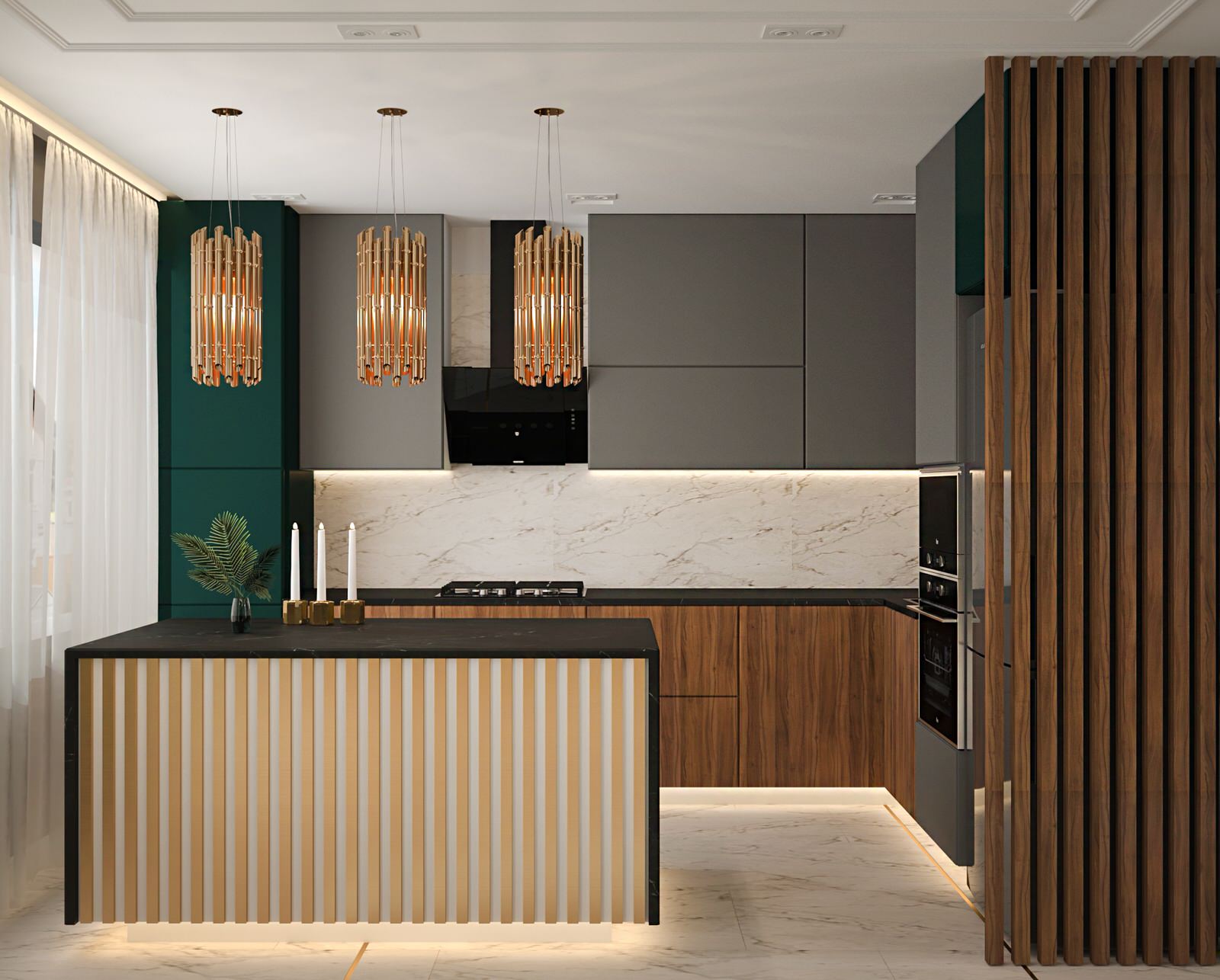 Кухня-гостиная, г. Краснодар, Прикубанский округ, ст. Калина, ул. Клубничная