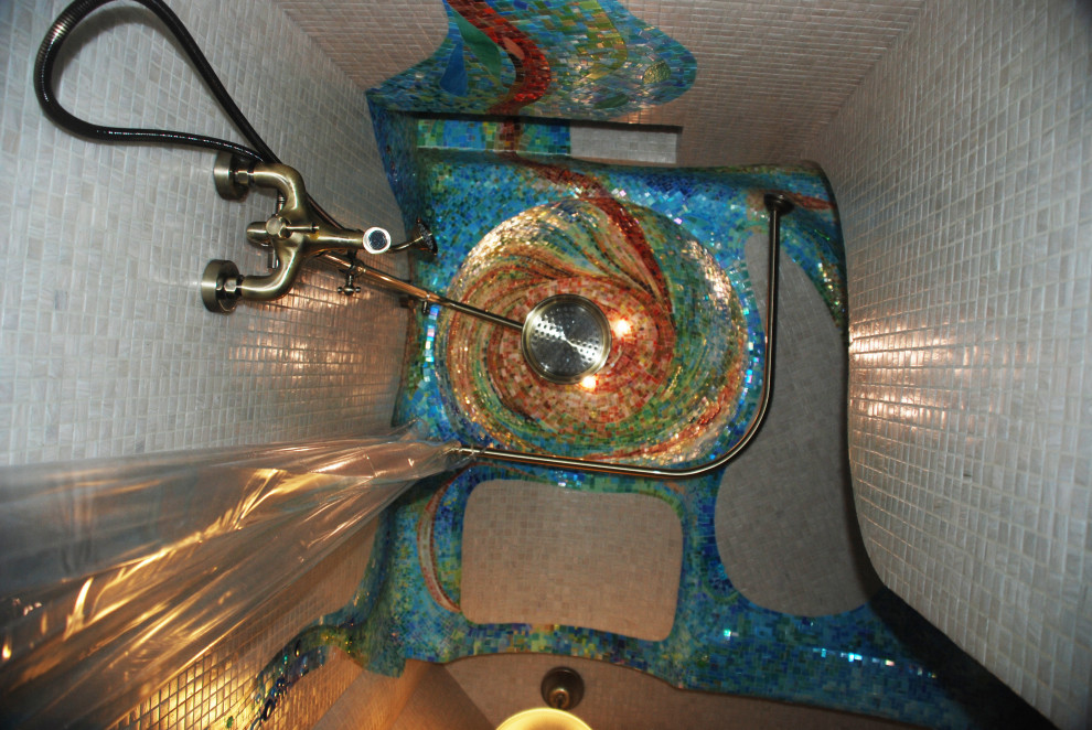 Colorful abstract art mosaic