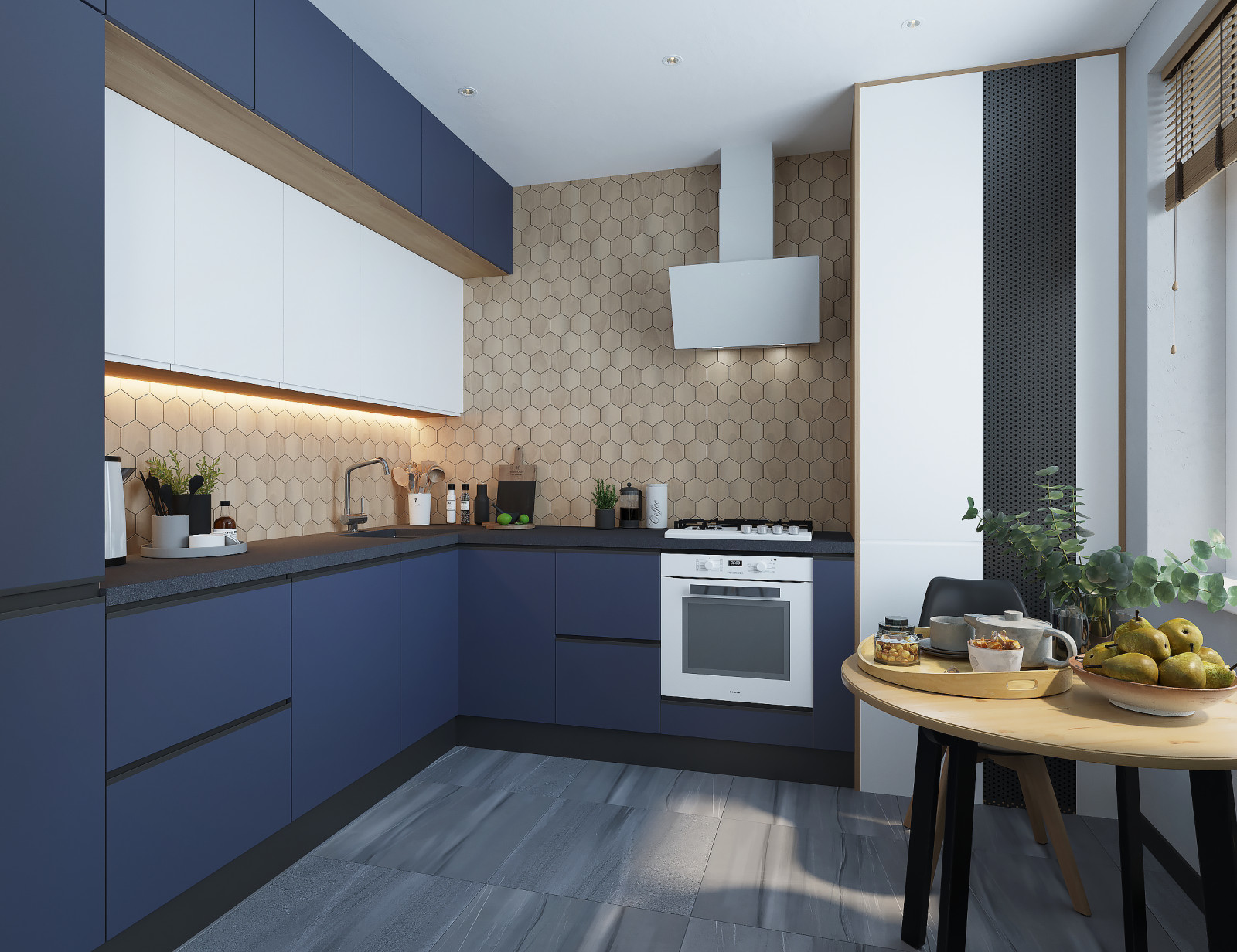 Акцентный Синий