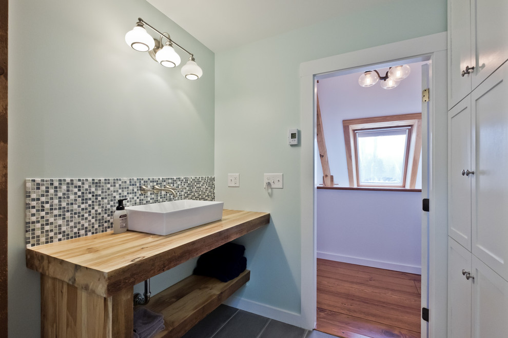 Inspiration for a contemporary bathroom in Portland Maine.