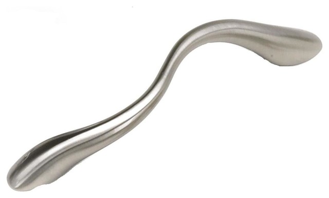96mm Pacifica Squigly Pull - Satin Nickel
