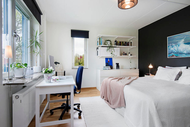 Styling sovrum scandinavian-bedroom