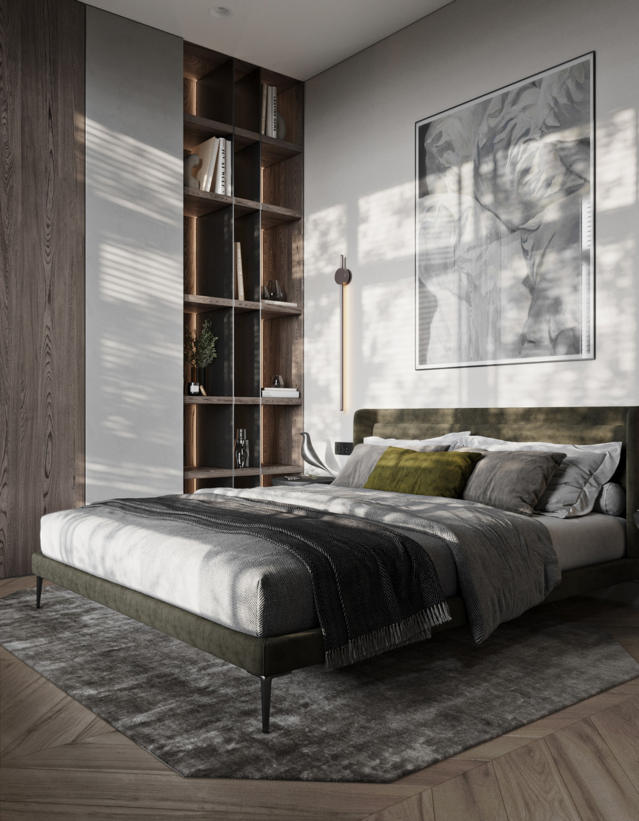 Гостевая спальня в таунхаусе в поселке Новорижский, 277 м2