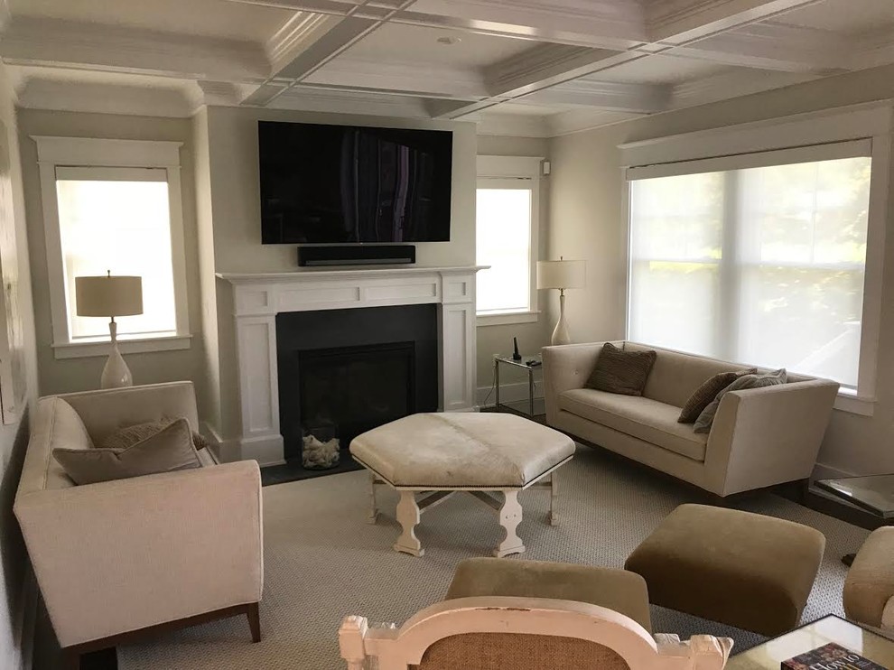 Mantoloking Family Room - Solar Screens