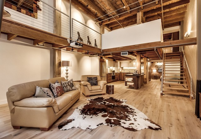 Delancey Project industriale-soggiorno