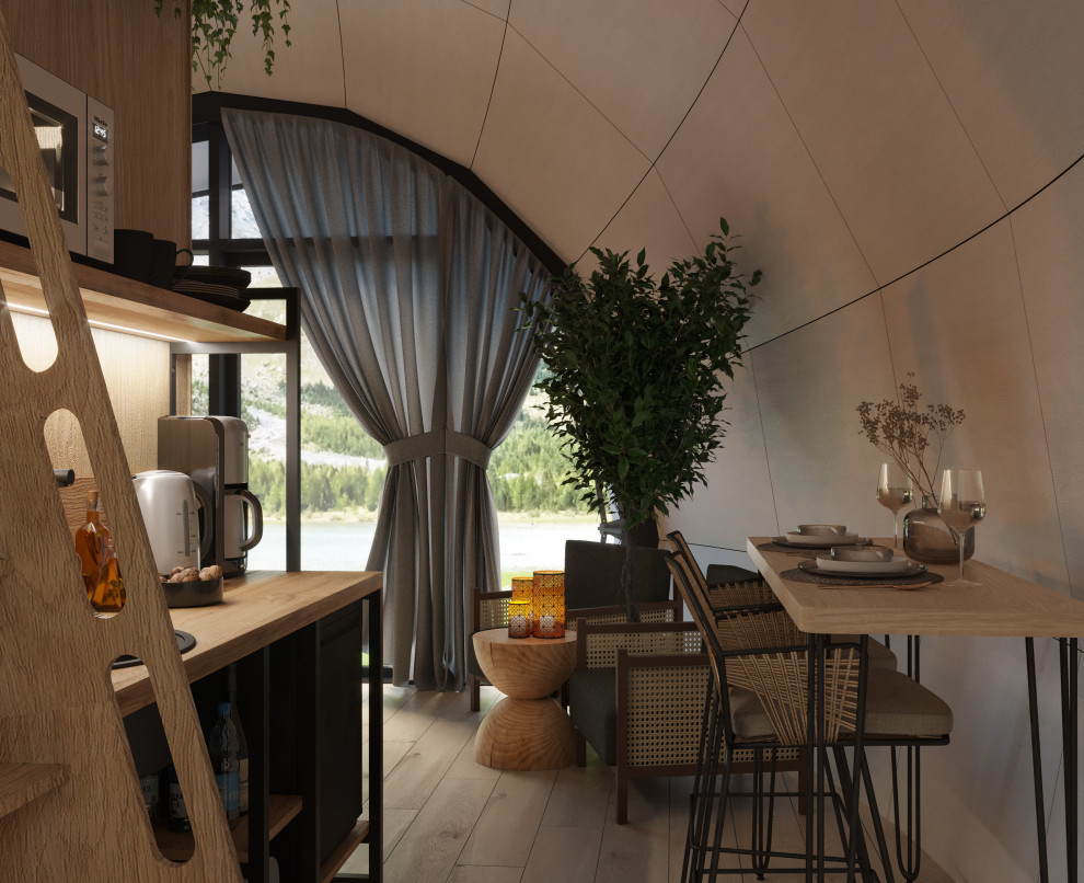 Купольные домики, интерьер отеля